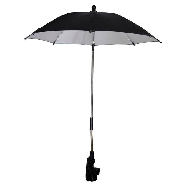 phil&teds shade stick Regenschirm voll geöffnet_schwarz