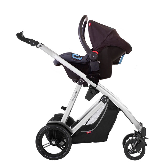 car seat adapter for vibe™ and verve™ to suit phil&teds, Mountain Buggy & other Maxi-Cosi style connections