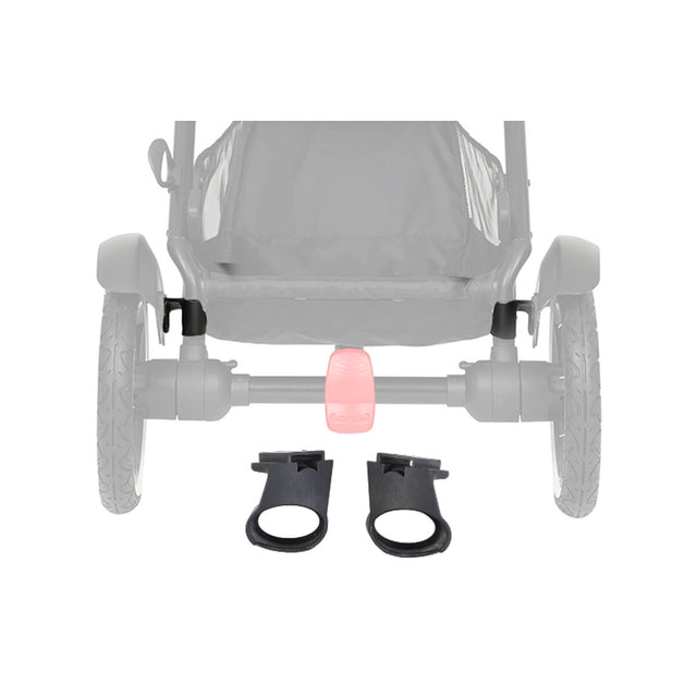 buggy mud guard clip set pair rear view ghosted