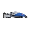 phil&teds parade child carrier in blue folded side view