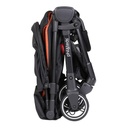 go 2020+ compact umbrella stroller showing compact fold from side on