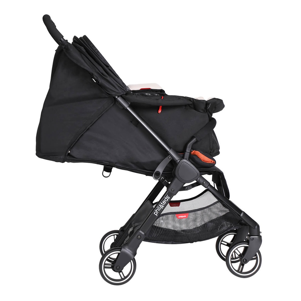 go 2020+ compact umbrella stroller with optional removable cocoon from side on